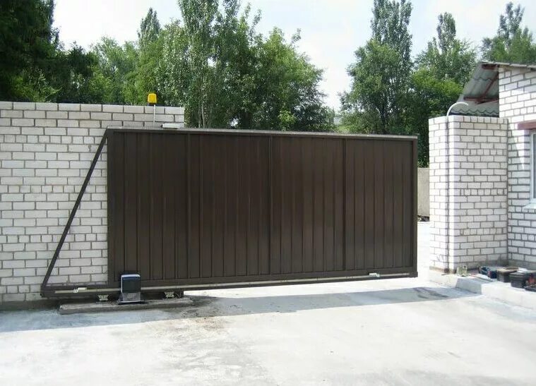 Купить откатные ворота для самостоятельной установки Продажа автоматических ворот