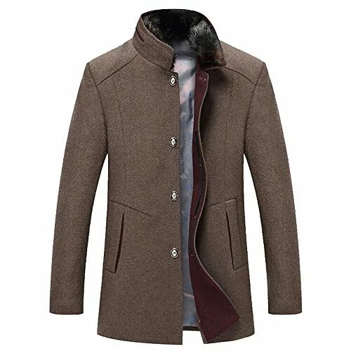 Купить пальто зимнее мужское модные Купить мужские куртки Btruely Btruely Herren Jacke Herbst Winter Männer Slim Man