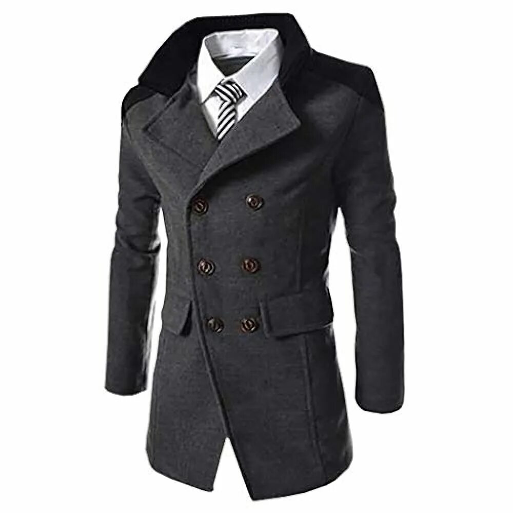 Купить пальто зимнее мужское модные Купить мужские пальто SummerRio SummerRio Herren Wintermantel Warm Gefütterte Wi