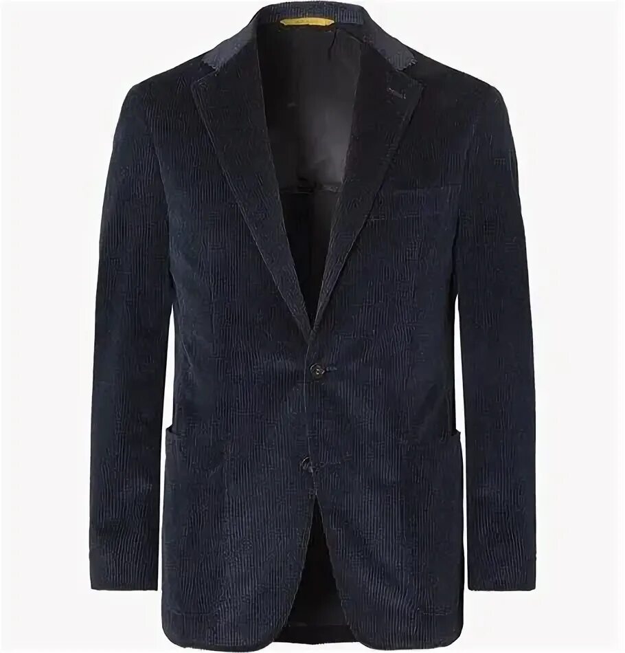 Купить пиджак мужской моды 1889 года Canali Navy Kei Slim-fit Cotton-blend Corduroy Blazer In Blue ModeSens Canali, C