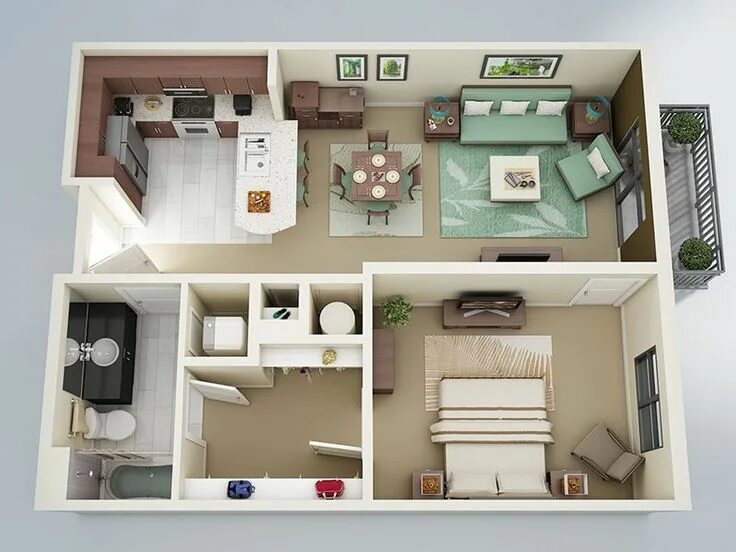 Купить планировку квартиры Pin de Allan Aparecido em Tiny house design Plantas de casas, Modelos de casas p