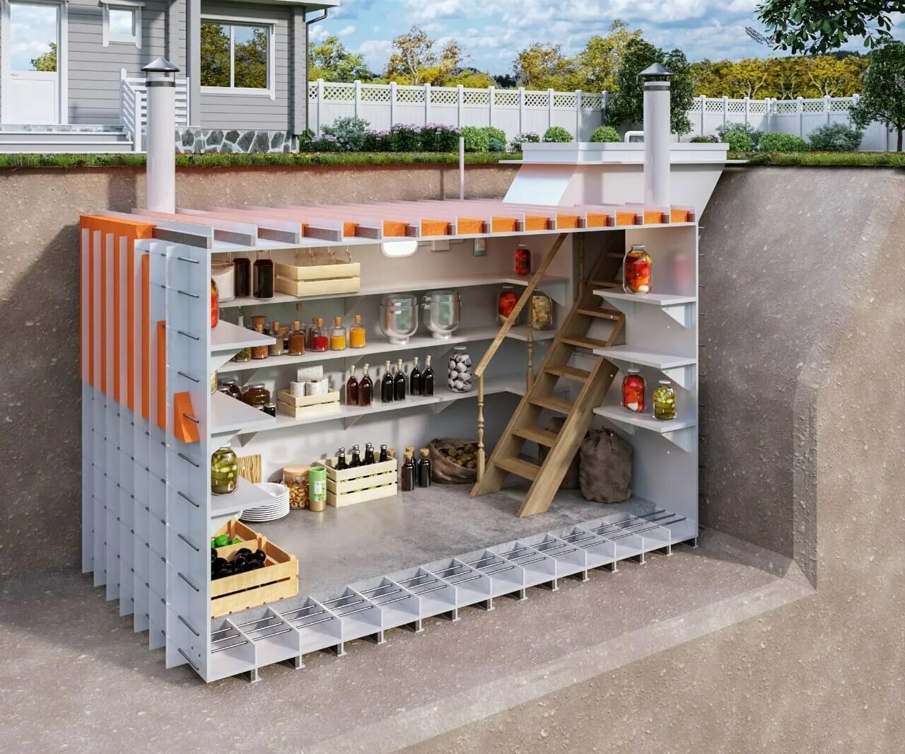 Купить пластиковый погреб новосибирске цена и фото Пластиковый погреб купить
