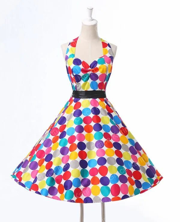 Купить платье женское в стиле стиляги Vintage polka dot dress Vintage party dresses, Vintage swing dress, Casual summe