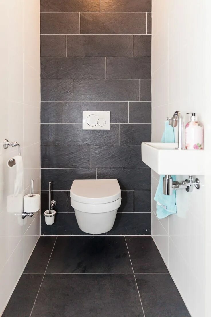Купить плитку для туалета фото KLIK OP DE FOTO VOOR MEER FOTO'S VAN DIT PROJECT# Toilet #keramisch #keramiek #t
