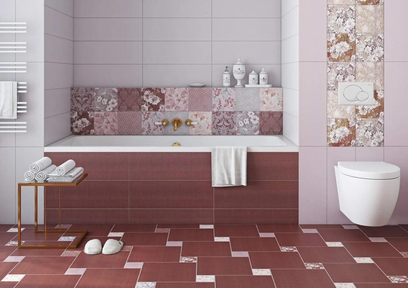 Купить плитку цена фото LB Ceramics Ателье 1 многоцветный 1623-0001 купить в Москве - Декор 19.6x20 Ласс