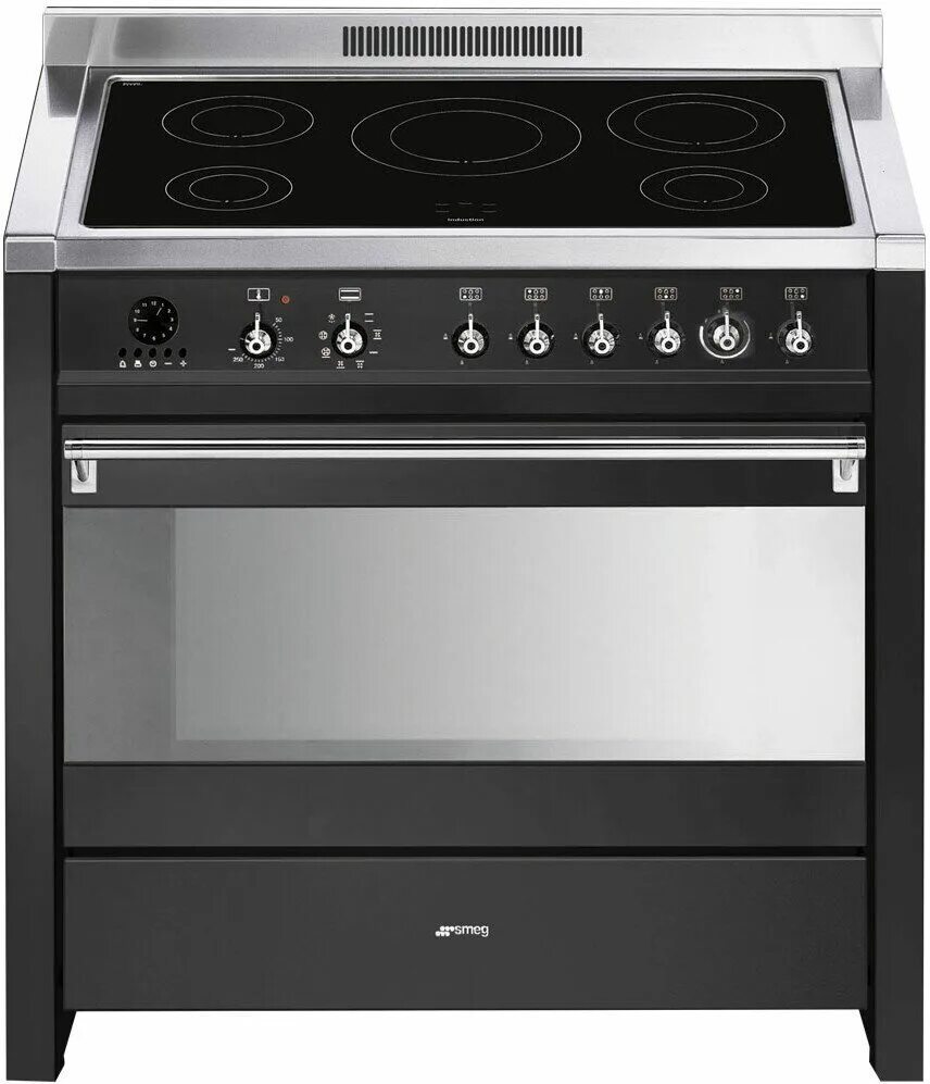 Купить плиту электрическую с подключением Электрическая плита Smeg CS19IDA-7 купить в Москве по низкой цене в интернет маг
