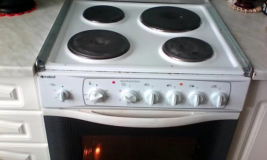 Купить плиты электрическую исилькуле за 24000руб фото Электроплита INDESIT замена терморегулятора духовки - Электроплиты ремонт - Круп
