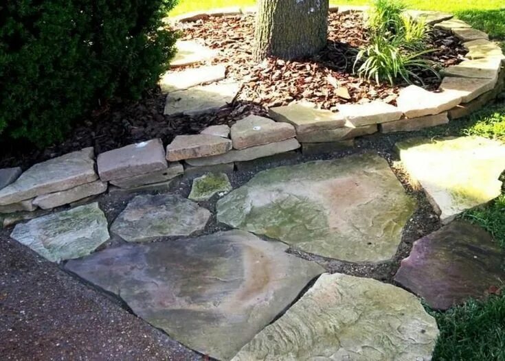 Купить природный камень для ландшафтного дизайна 71 Garden Decorating Ideas With Rocks And Stones (30) Stone landscaping, Landsca