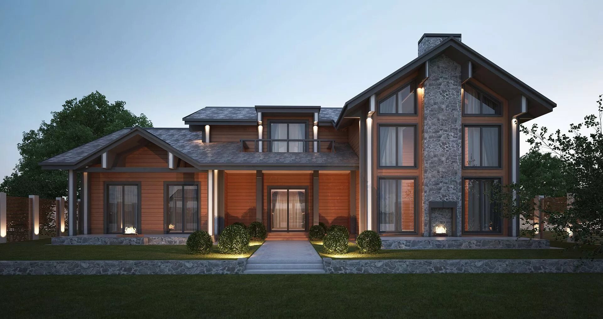 Купить проект дома фото Дом в стиле шале / Chalet-style house Дом, Проектирование дома, Проект дома