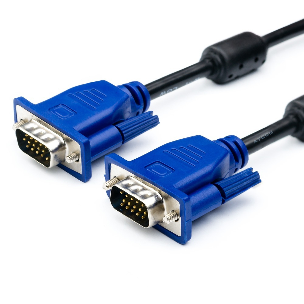 Купить провод для подключения монитора Кабель VGA (D-Sub) ATcom VGA 30 метров в пакете_2523 озон - купить по низкой цен