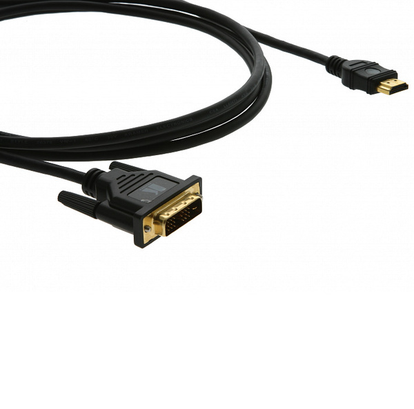 Купить провод для подключения ноутбука к телевизору Кабель KRAMER C HM DM 50 HDMI DVI 15 2m - купить по низкой цене в интернет-магаз