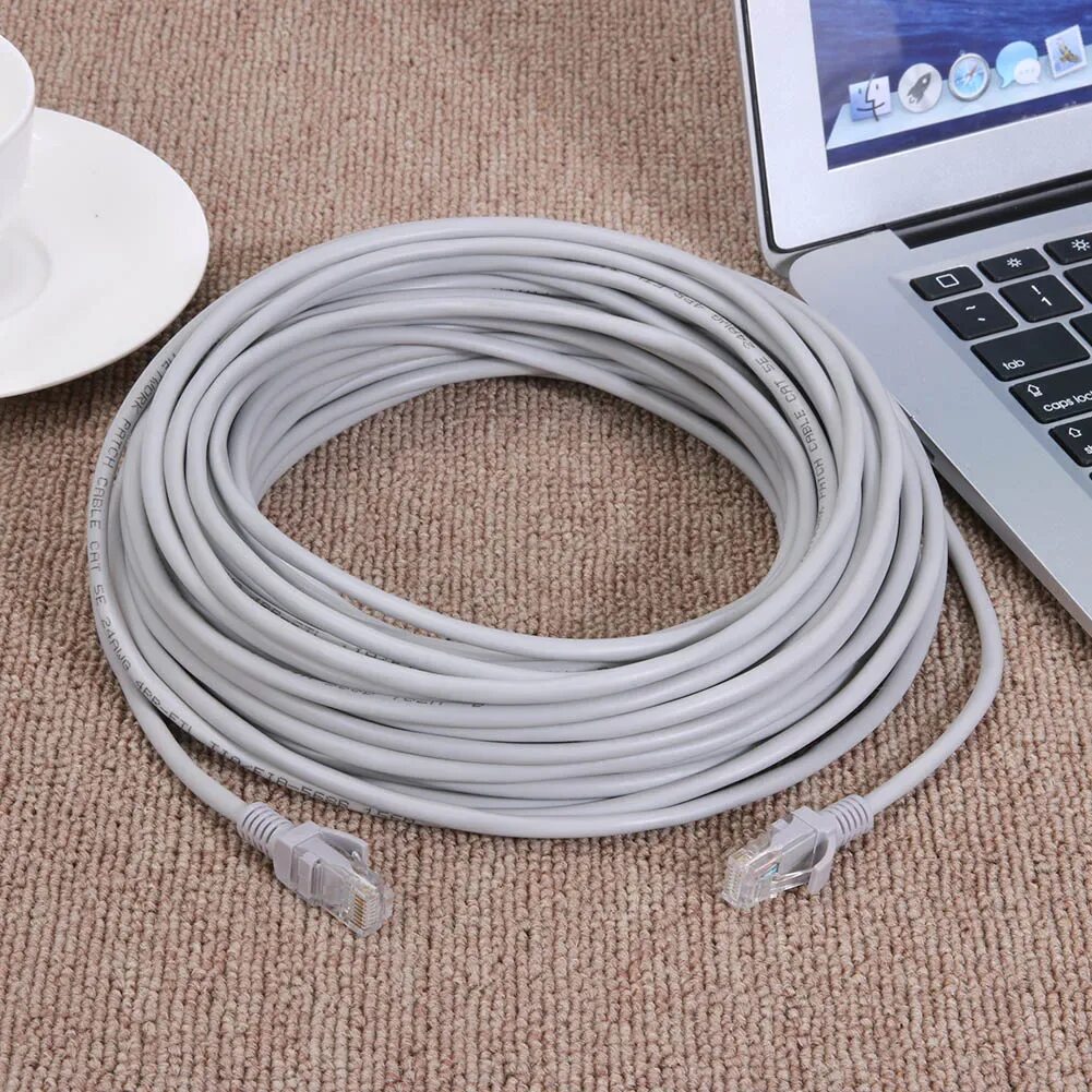 Купить провод для подключения роутера Ethernet-Кабель Cat5e RJ45 с высокой скоростью, Красный LAN-кабель, 1 м/5 м/10 м