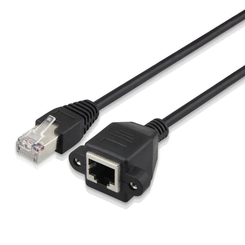 Купить провод для подключения роутера 8Pin RJ45 кабель штекер-гнездо винтовое крепление для панели Ethernet LAN сеть 8