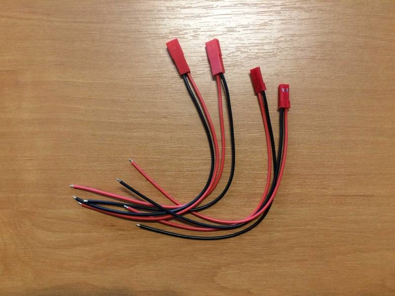 Купить провода для подключения 5 x JST Connector Plug With Connect Cable For RC BEC ESC Battery images - Connec