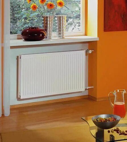 Купить радиатор с боковым подключением Purmo Compact С22 500x1100 стальной панельный радиатор с боковым подключением - 