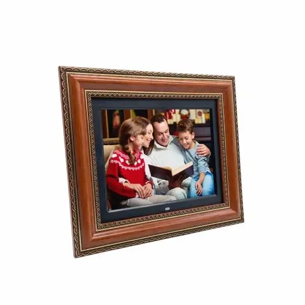 Купить рамку для фото уфа Led digital photo album 12 inch HD photo frame fashion wooden photo frame home d
