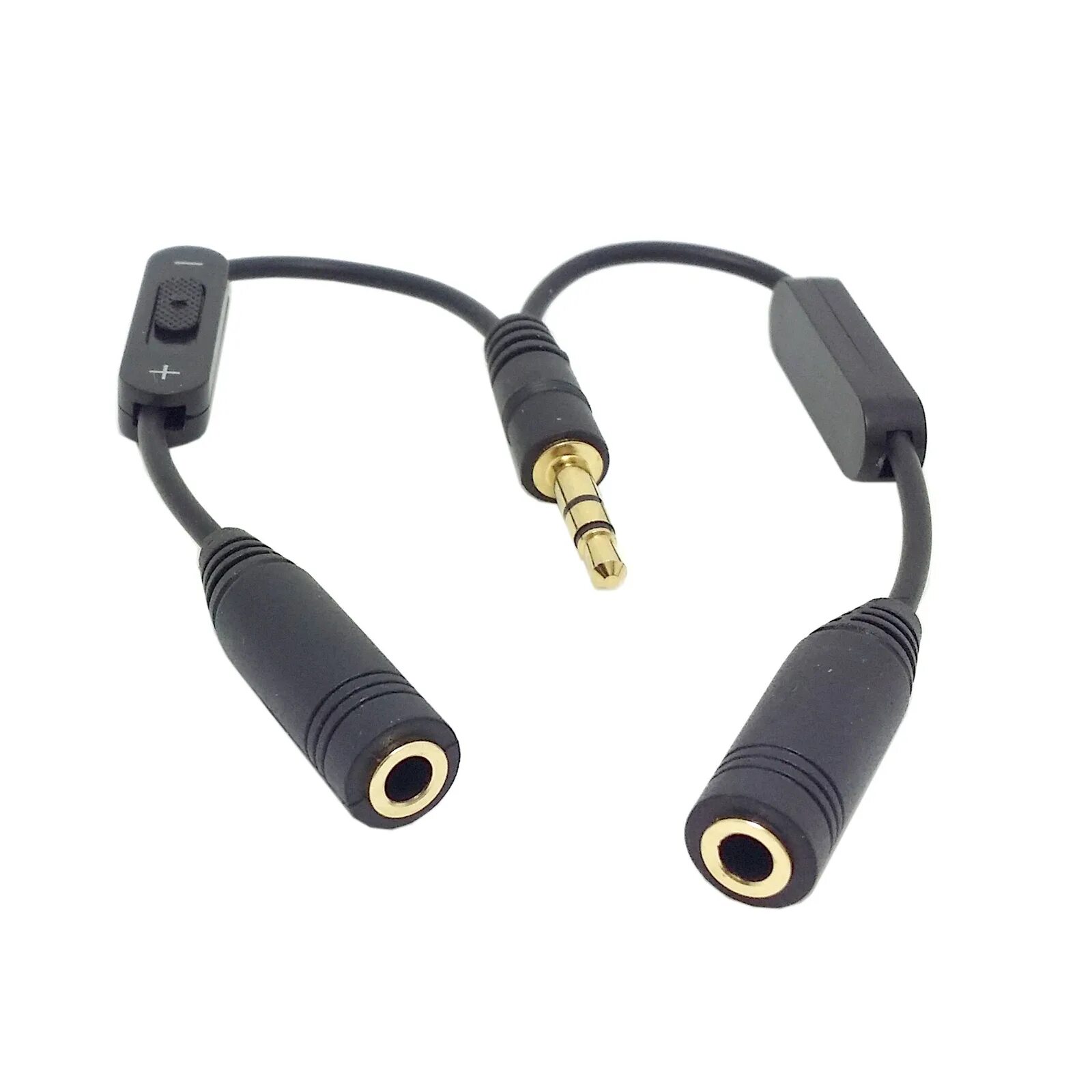 Купить разветвитель для подключения двух наушников 1 In 2 Out 3.5mm Stereo Erkek Çift Mono 3.5mm Kadın Ses Kulaklık Y Splitter Kabl