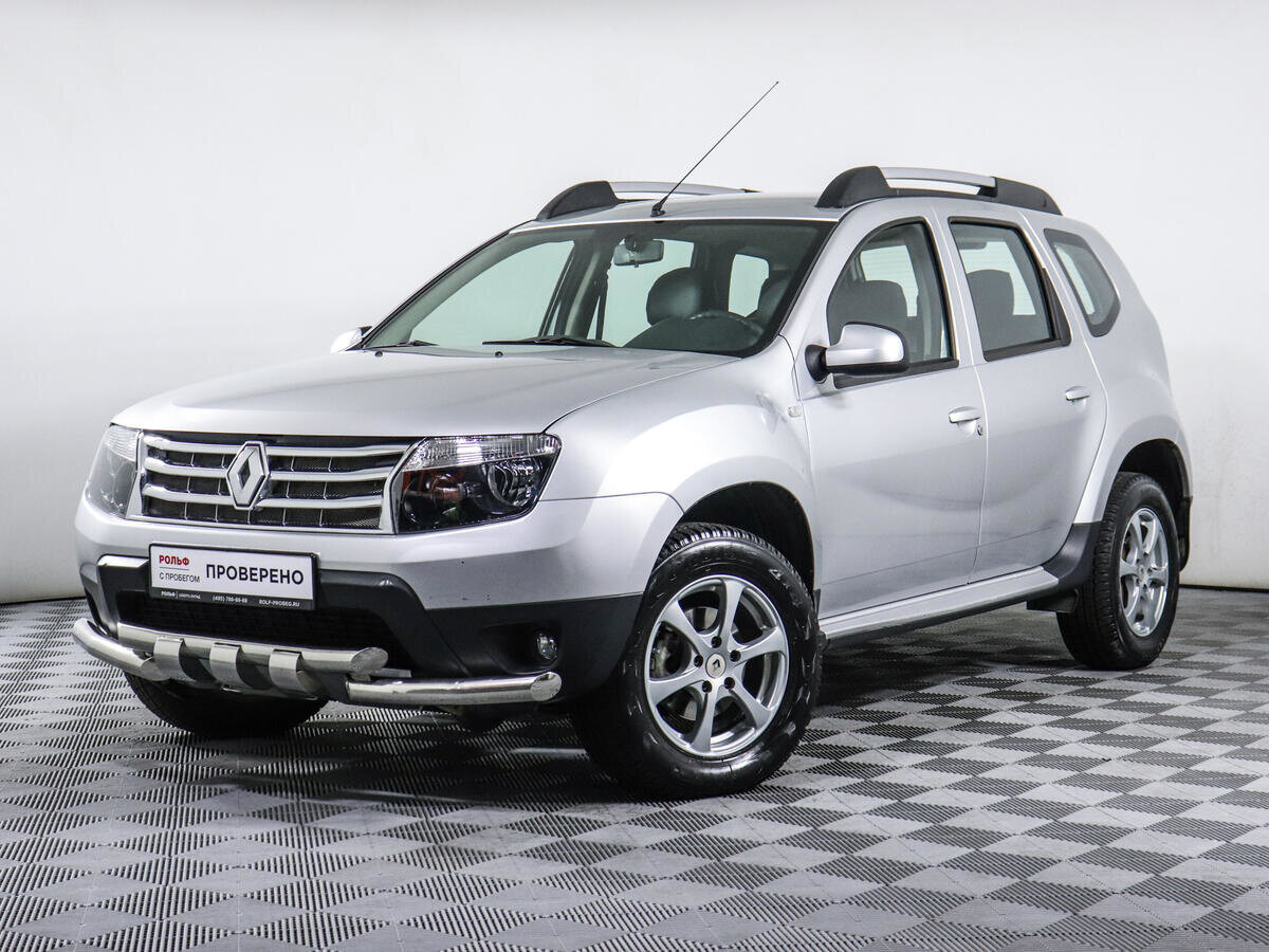Купить рено дастер фото Купить б/у Renault Duster I 2.0 AT (135 л.с.) 4WD бензин автомат в Москве: серый