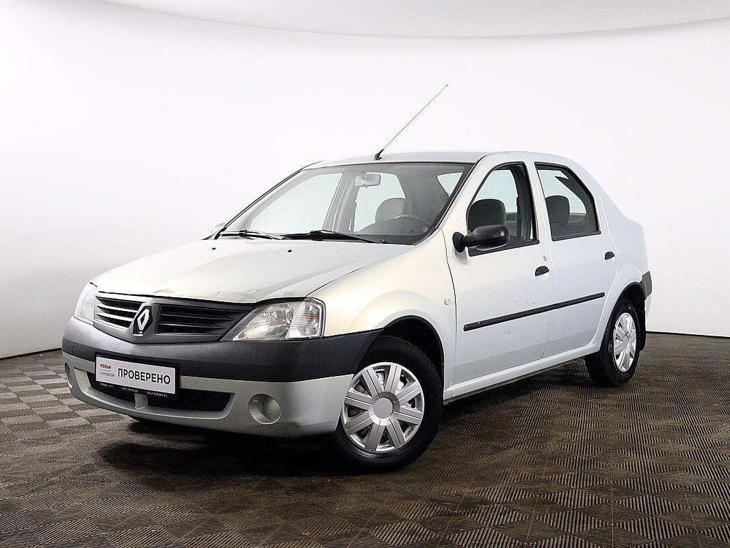 Купить рено логан фото Купить б/у Renault Logan I 1.4 MT (75 л.с.) бензин механика в Москве: серый Рено