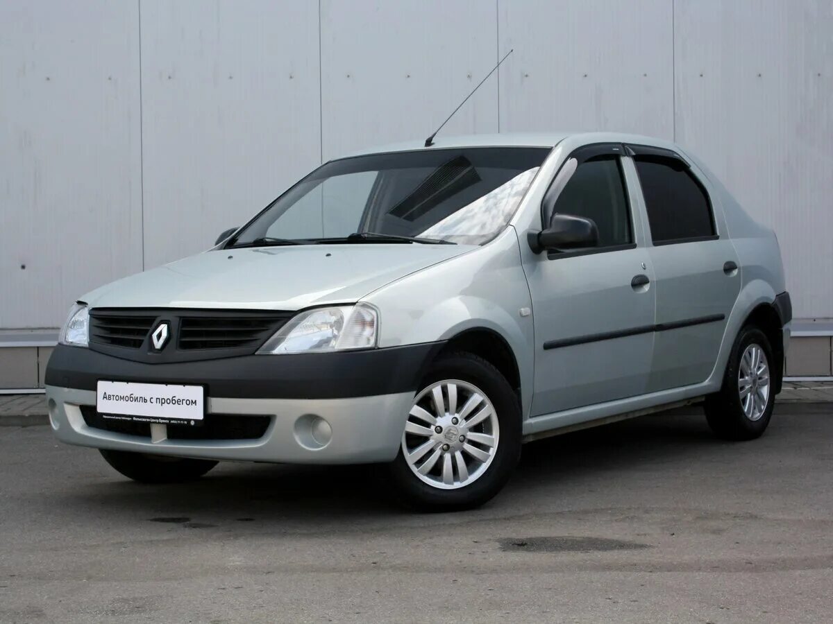 Купить рено логан фото Купить б/у Renault Logan I 1.4 MT (75 л.с.) бензин механика в Брянске: серебрист