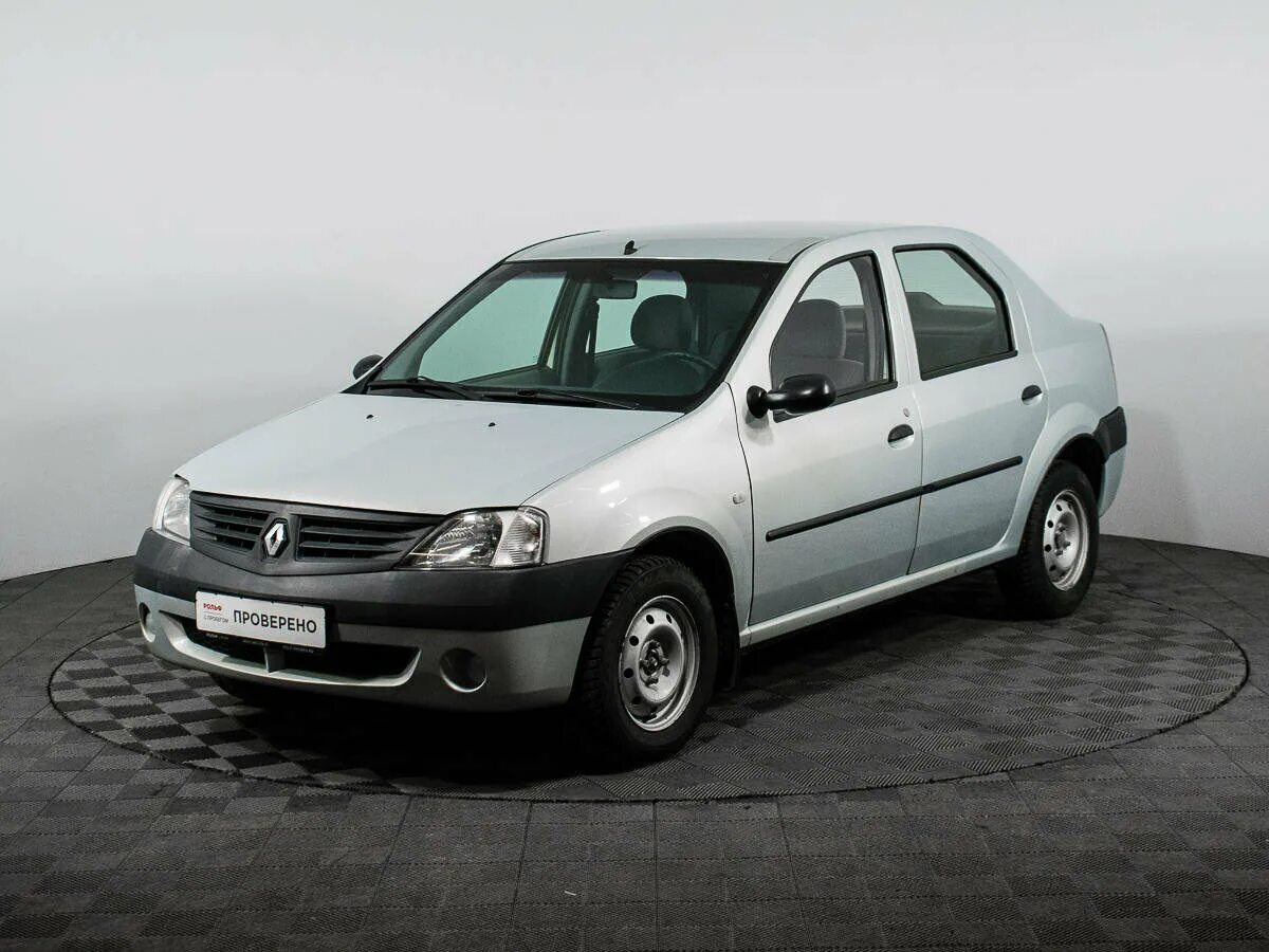 Купить рено логан фото Купить б/у Renault Logan I 1.4 MT (75 л.с.) бензин механика в Москве: серый Рено