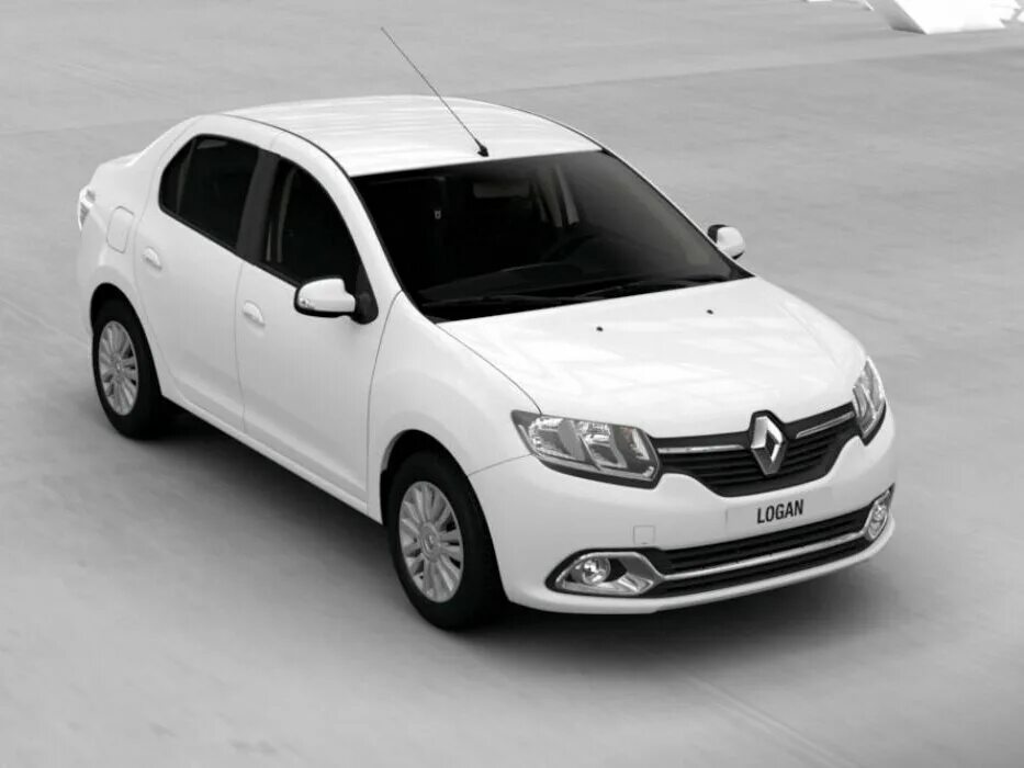 Купить рено логан фото Купить новый Renault Logan II 1.6 AT (102 л.с.) бензин автомат в Москве: белый Р
