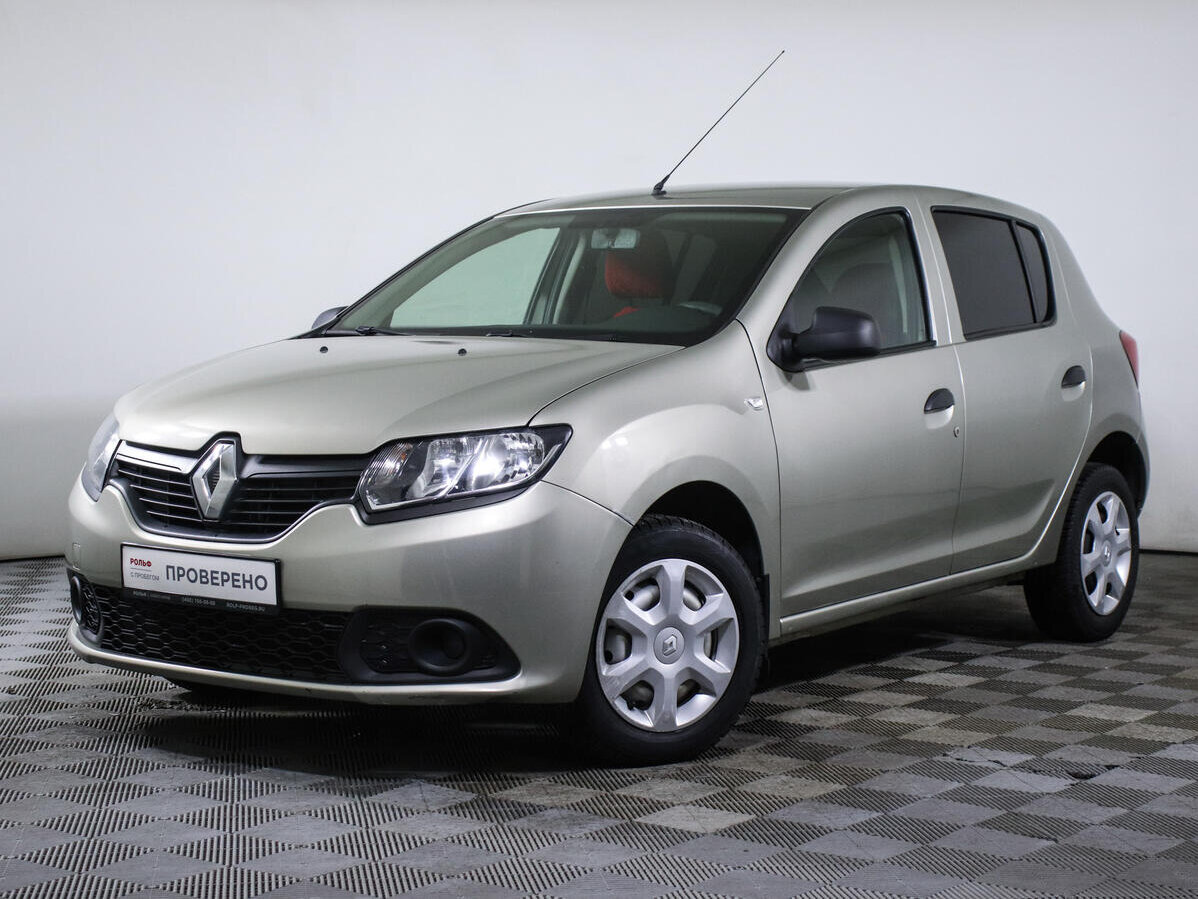 Купить рено сандеро фото Купить б/у Renault Sandero II 1.6 MT (82 л.с.) бензин механика в Москве: бежевый