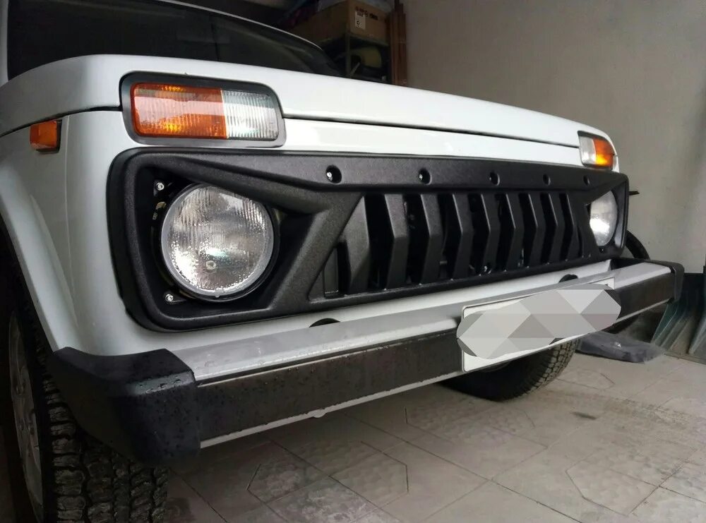 Купить решетку радиатора на ниву 21214 тюнинг Решетка радиатора ALLIGATOR НИВА 2121 - SKLcustoms
