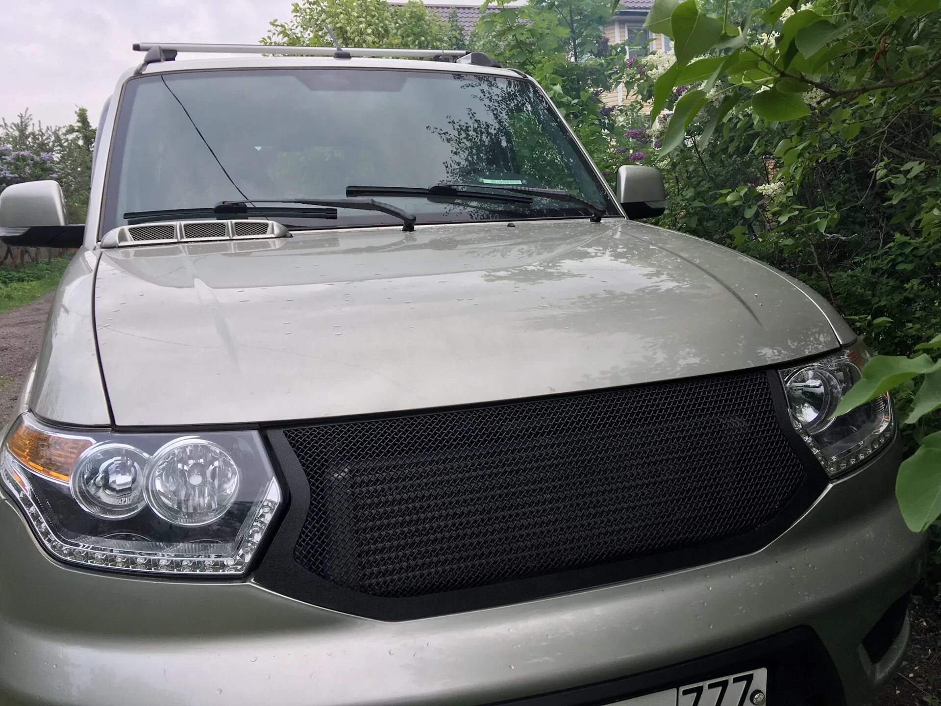 Купить решетку радиатора на уаз патриот тюнинг Решётка радиатора Chrom-tunning - УАЗ Patriot, 2,3 л, 2016 года стайлинг DRIVE2
