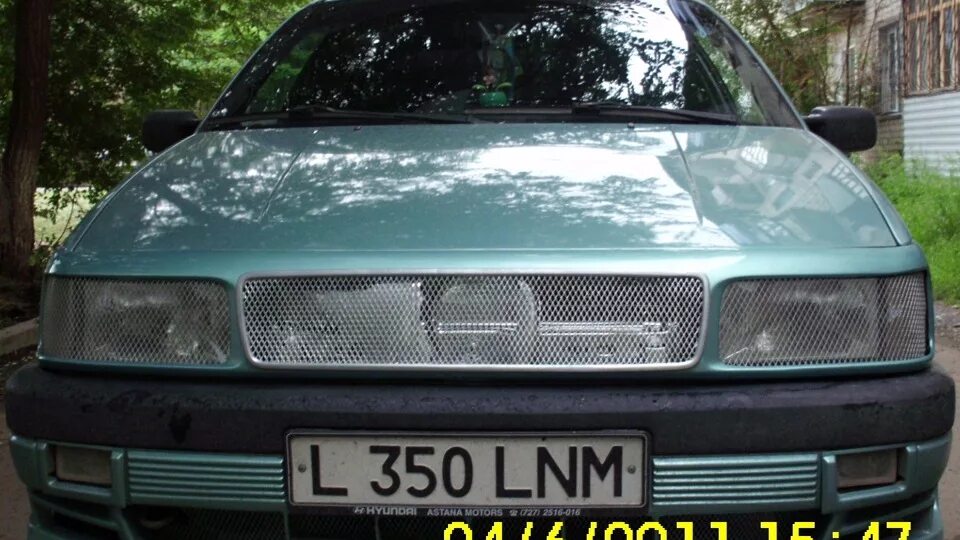 Купить решетку радиатора пассат б3 в тюнинге Volkswagen Passat B3 2.0 бензиновый 1992 зеленый металик,2.0,инж. на DRIVE2