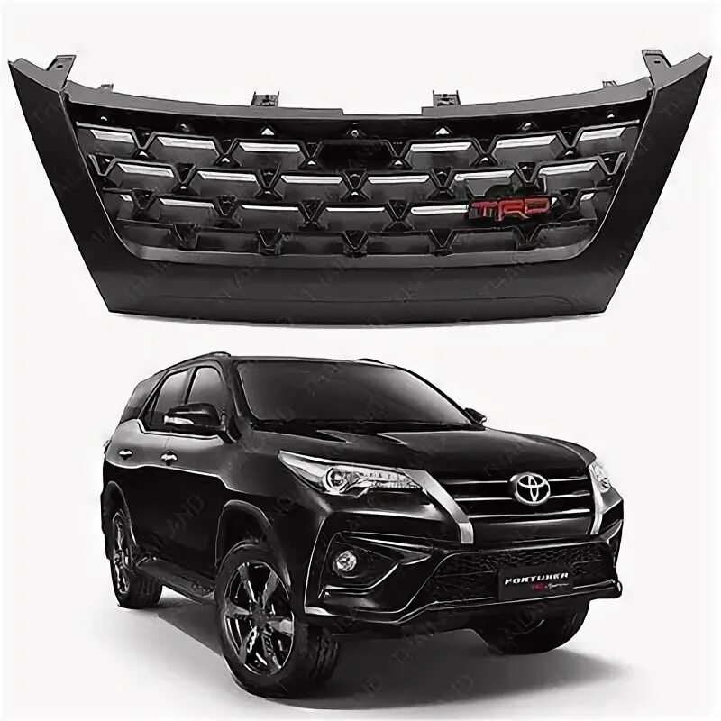 Купить решетку радиатора тойота фортунер 2 тюнинг Решетка радиатора toyota fortuner LkbAuto.ru