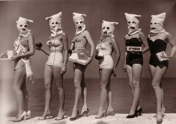 Купить ретро фото "Miss Lovely Eyes" contest, Florida, around 1930. Weird vintage, Funny vintage p