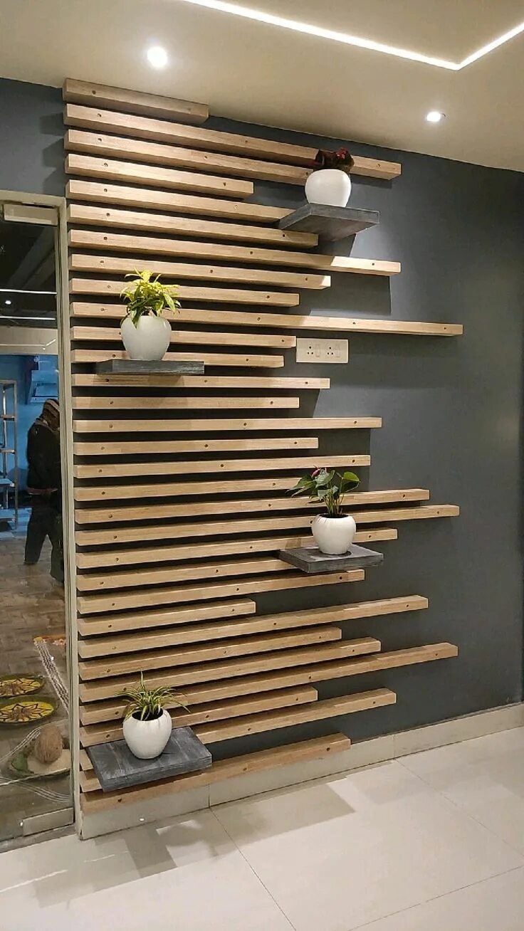 Купить рейки для декора на стену мдф Pin su vi Arredamento salotto idee, Idee arredamento entrata, Idee per decorare 