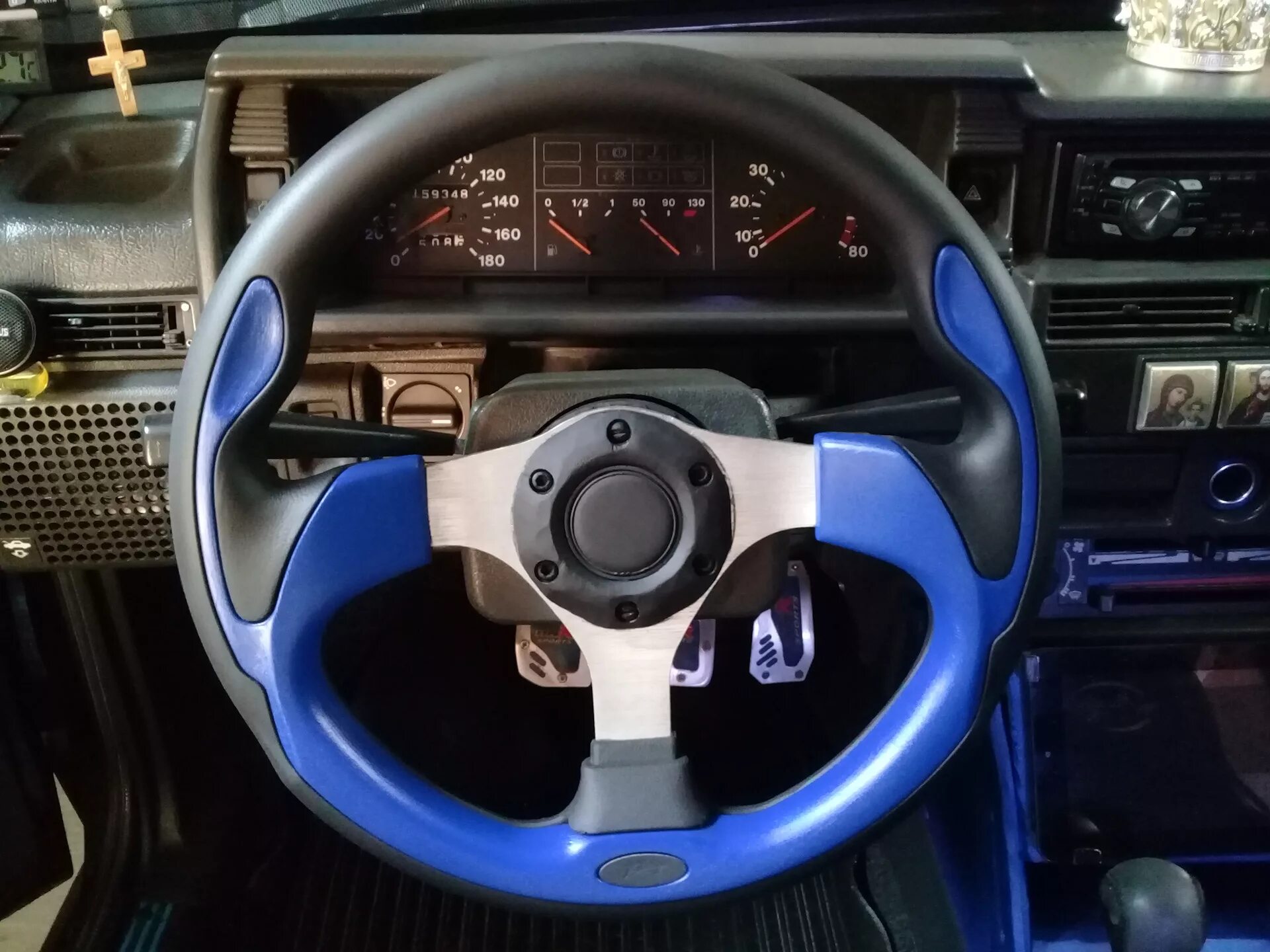 Купить руль ваз тюнинг Установка спорт руля "F1 Sport". - Lada 21099, 1,5 л, 2005 года тюнинг DRIVE2
