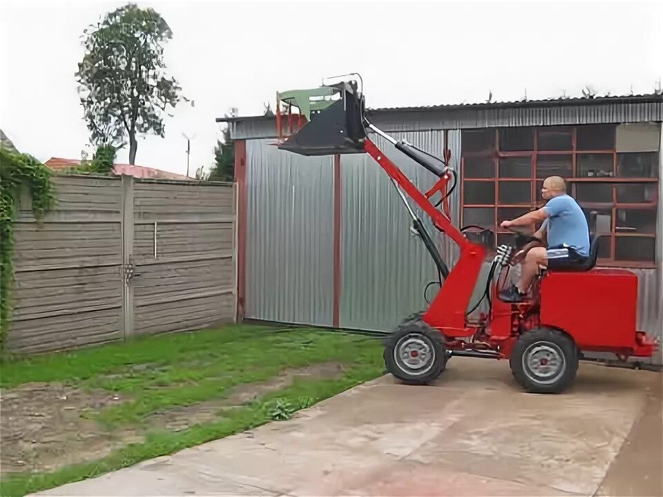 Купить самоделку погрузчик MINI ŁADOWARKA SAM - YouTube