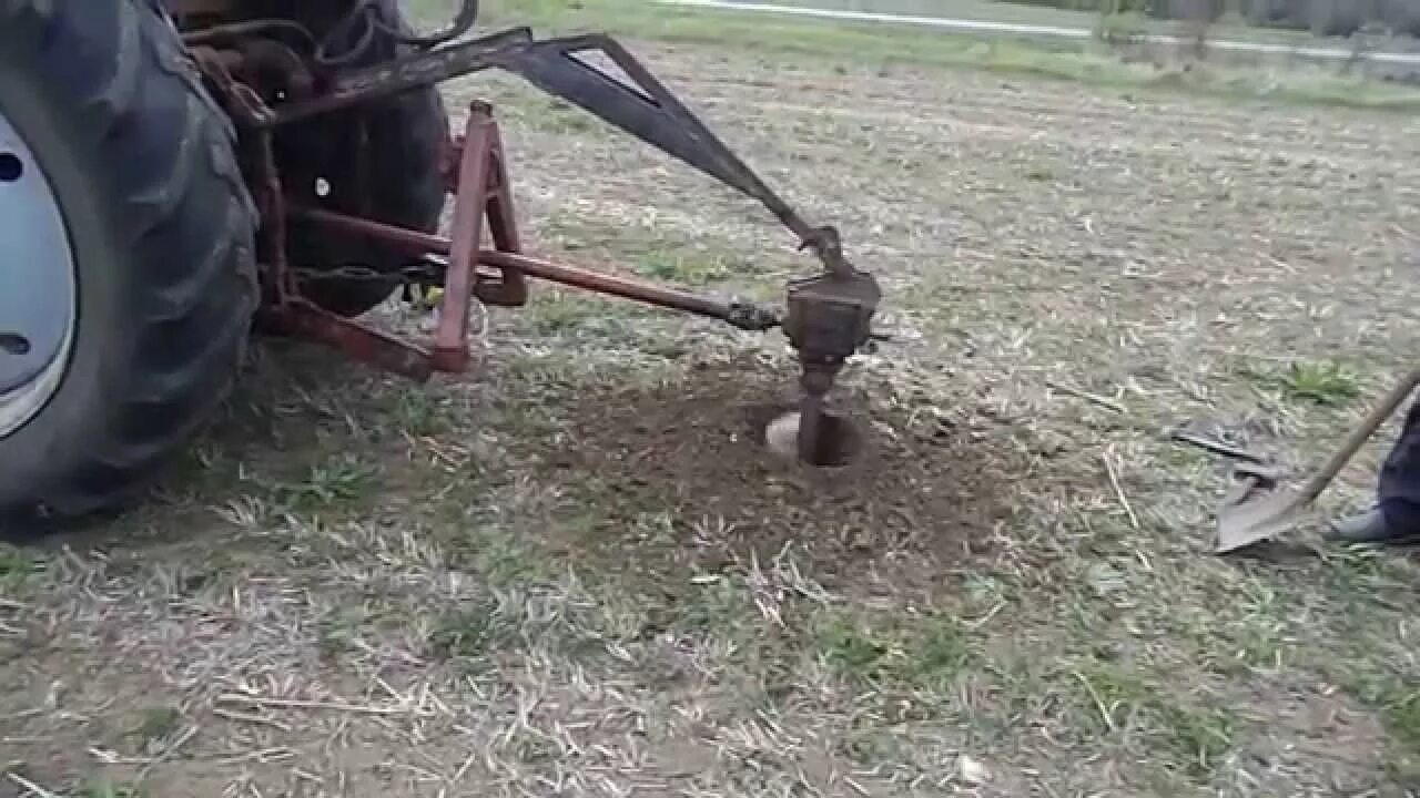 Купить самодельный бур для минитрактора БУР Своими руками Часть 1 - YouTube