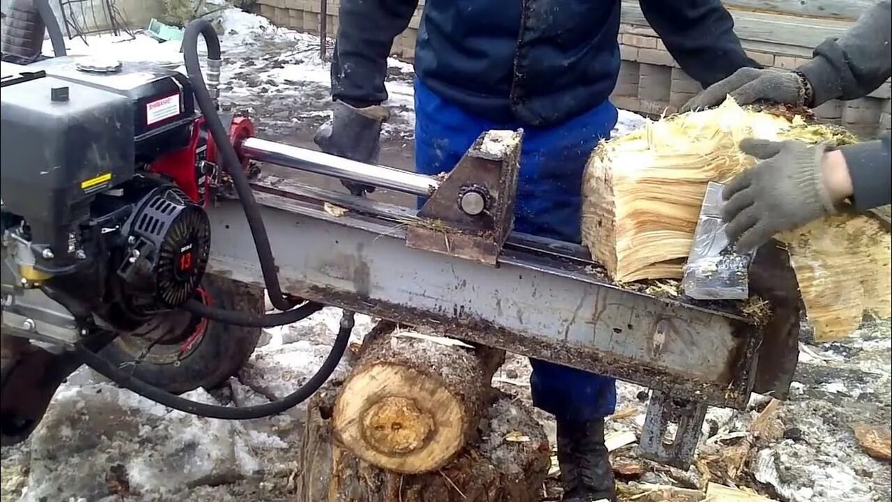 Купить самодельный дровокол Гидравлический Дровокол - YouTube