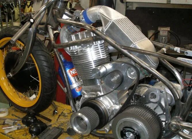 Купить самодельный двигатель Custom Chopper