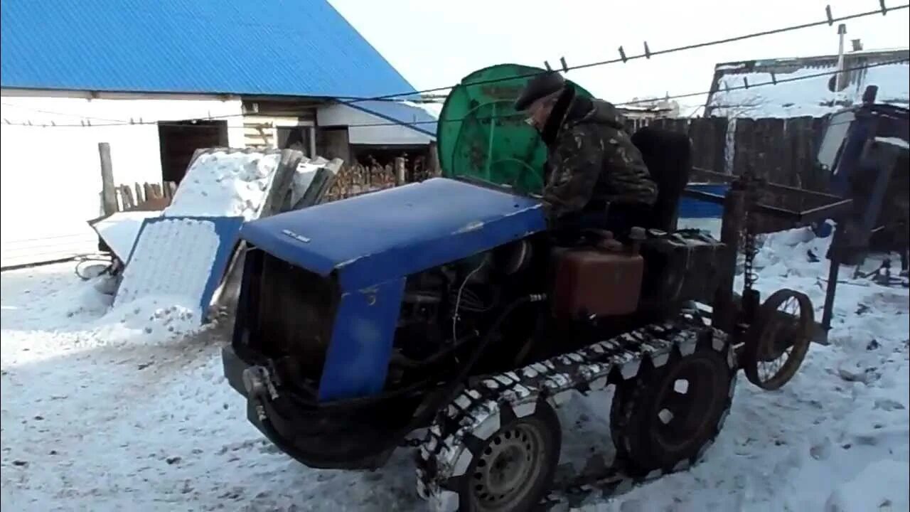 Купить самодельный гусеничный трактор самодельный трактор - YouTube