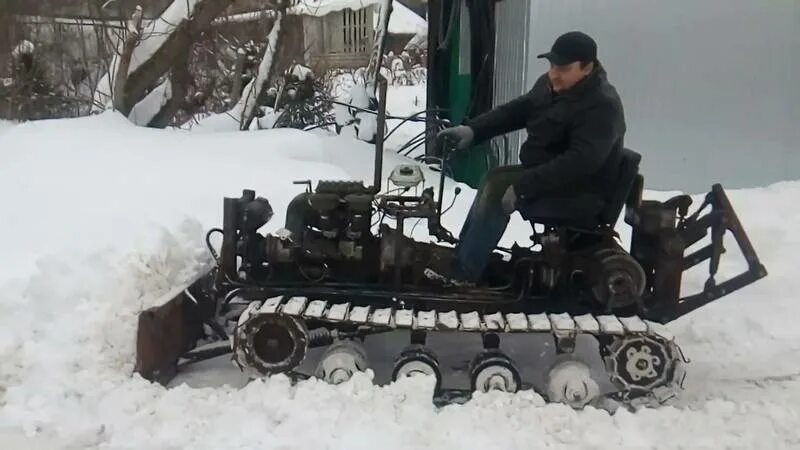 Купить самодельный гусеничный трактор Самодельный гусеничный трактор: минитрактор, своими руками, на гусеницах, самоде