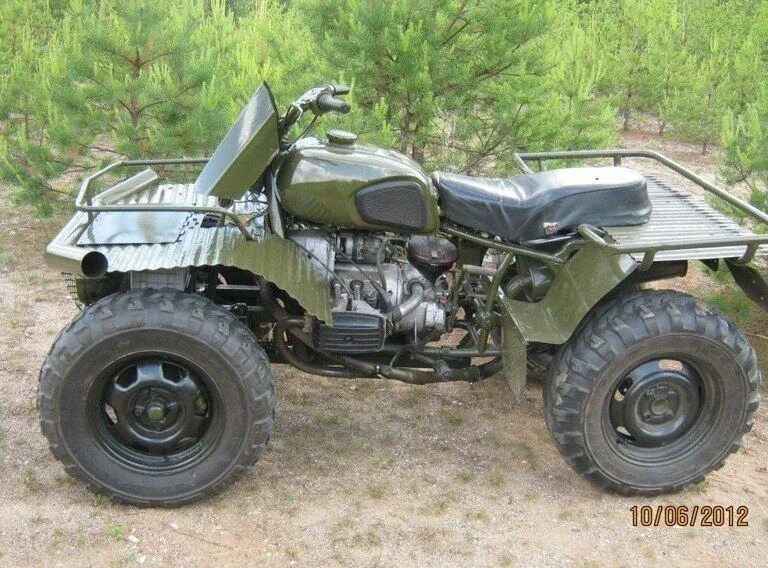 Купить самодельный квадроцикл Google+ Atv quads, Ural motorcycle, Atv