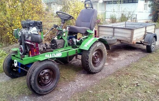 Купить самодельный минитрактор классика I will sell a classic mini tractor. Manufactured in September 2018 ICE new ,,Lif