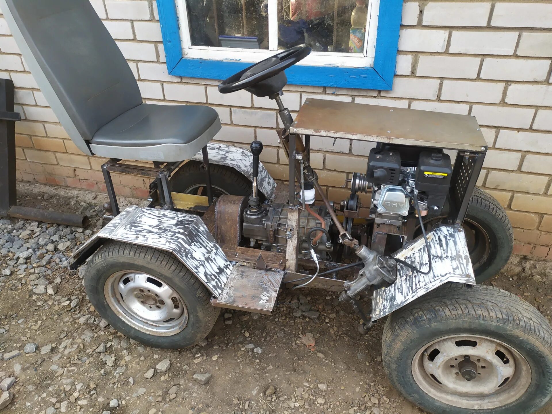 Купить самодельный минитрактор классика Пол, крылья, капот - Минитрактор Carver, 0,5 л, 2020 года своими руками DRIVE2