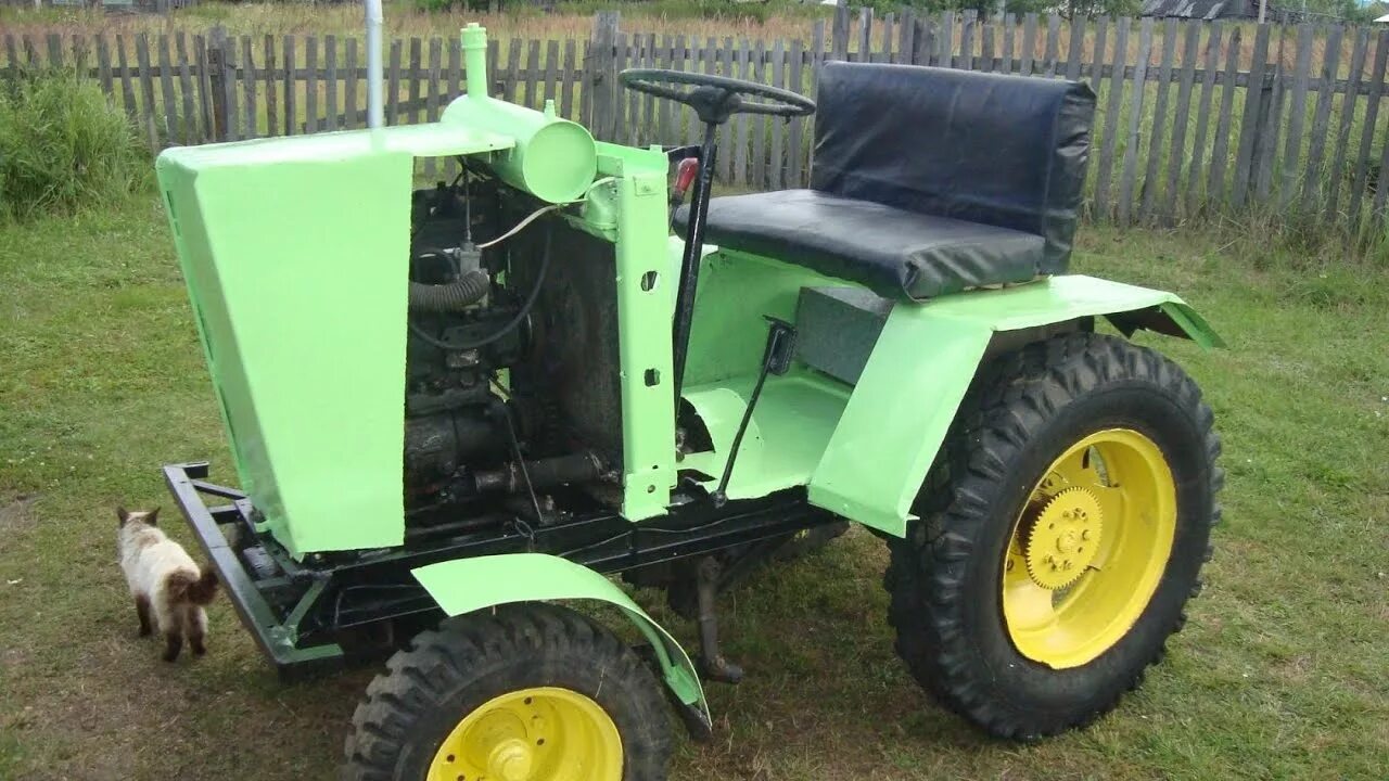 Купить самодельный минитрактор сеймский курск самодельный трактор 4x4 ПА с мотором Т- 700 - YouTube