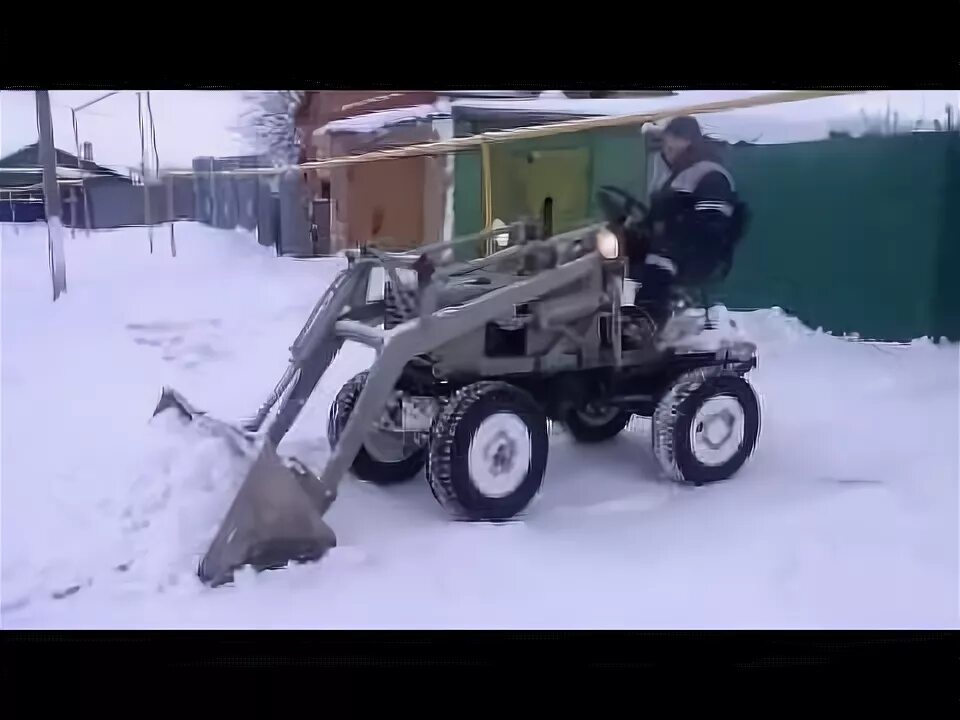 Купить самодельный погрузчик Мини трактор для себя. - YouTube