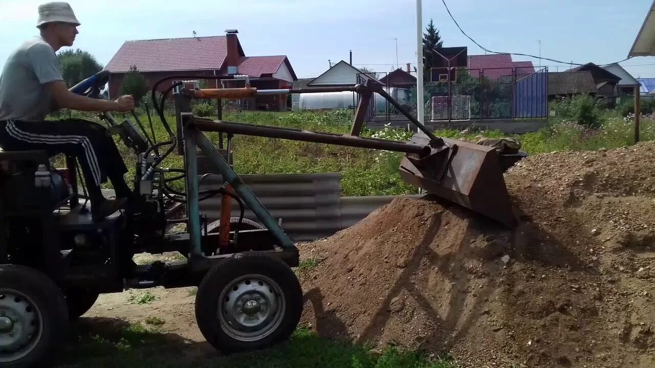 Купить самодельный погрузчик Самодельный мини погрузчик - YouTube