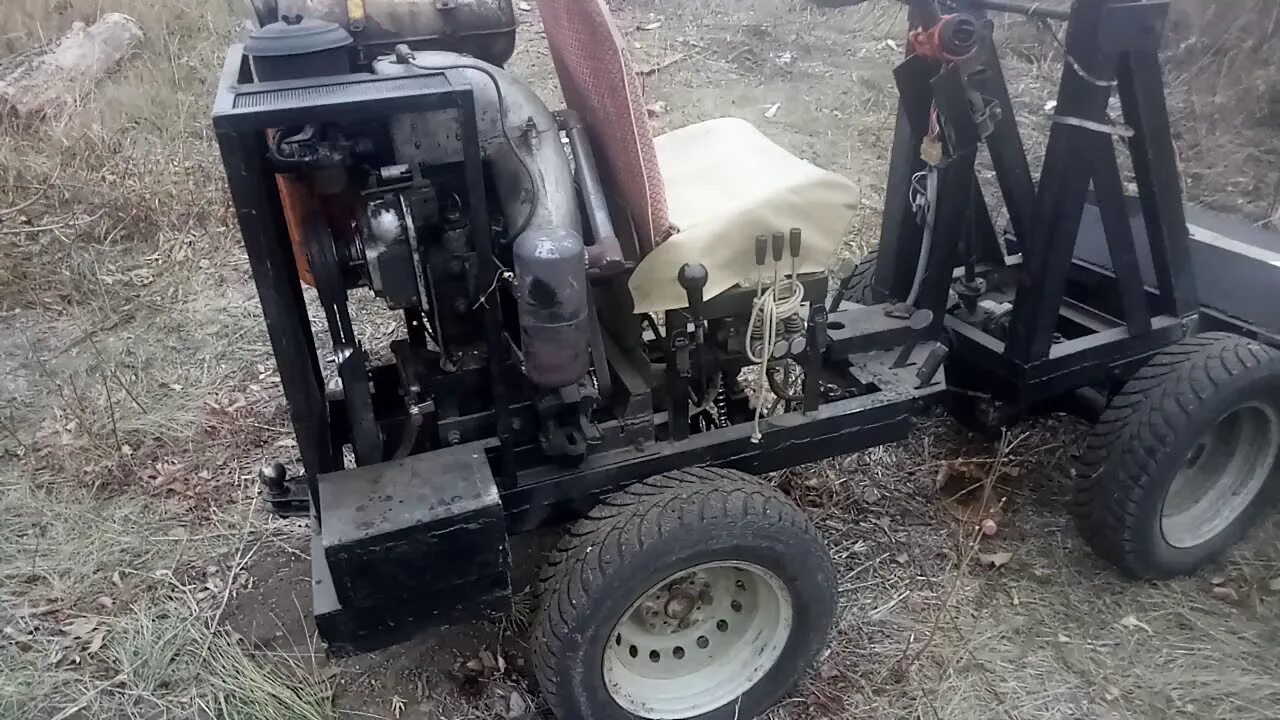Купить самодельный погрузчик переломка Погрузчик 4 × 4 рама переломка - YouTube