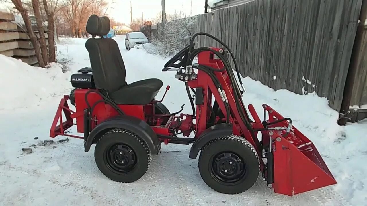 Купить самодельный погрузчик переломка #Самодельный мини трактор 4х4 погрузчик для Андрея Вологда / Проект закончен. - 