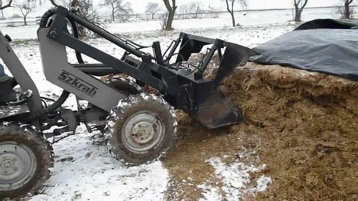 Купить самодельный погрузчик переломка Miniładowarka cz.4 Monster trucks, Tractors, Enjoyment