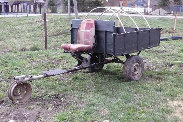 Купить самодельный прицеп к мотоблоку причепи до мотоблока ціна : за домовленістю продаю Причепи, тенти, автофургони